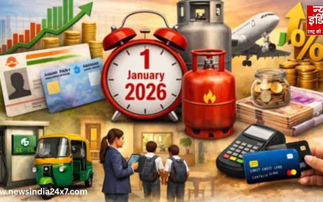 नया साल, नई मार! 1 जनवरी 2026 से बदल गए नियम, गैस से लेकर गाड़ी तक, हर जेब पर सीधा असर