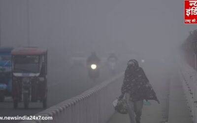 दिल्ली NCR में कड़ाके की ठंड का कहर, जहरीली हवा और कोहरे के बीच 4 डिग्री तक लुढ़का पारा