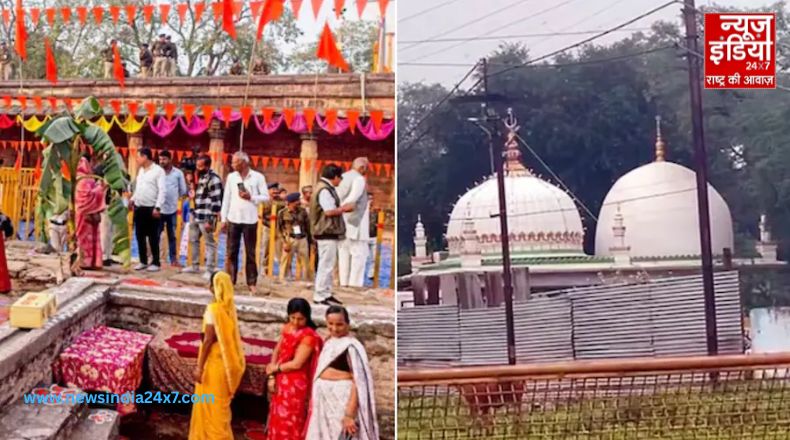 धार जिले के भोजशाला में बसंत पंचमी की पूजा व जुम्मे की नमाज एक साथ शुरू धार जिले के भोजशाला में बसंत पंचमी की पूजा व जुम्मे की नमाज एक साथ शुरू