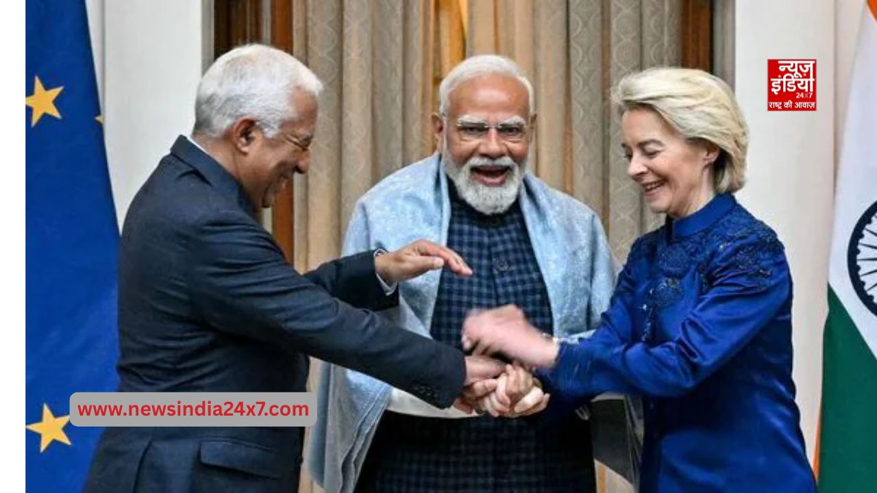 ईयू के नेताओं संग पीएम मोदी