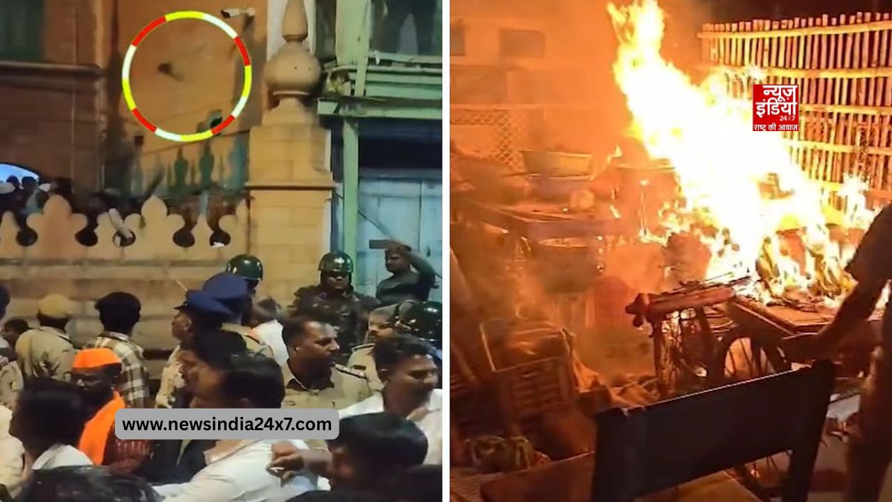 बागलकोट में शिवाजी जयंती जुलूस के दौरान पत्थरबाजी हुई बागलकोट में शिवाजी जयंती जुलूस के दौरान पत्थरबाजी हुई