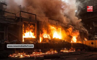 पश्चिम बंगाल की रिफाइनरी में भीषण आग, नेफ्था पाइपलाइन धधकी; 15 लोग झुलसे