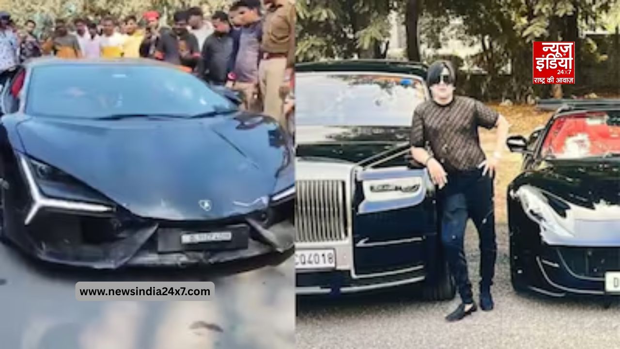 कानपुर में लेम्बोर्गिनी ने सड़क किनारे लोगों को मारी टक्कर कानपुर में लेम्बोर्गिनी ने सड़क किनारे लोगों को मारी टक्कर