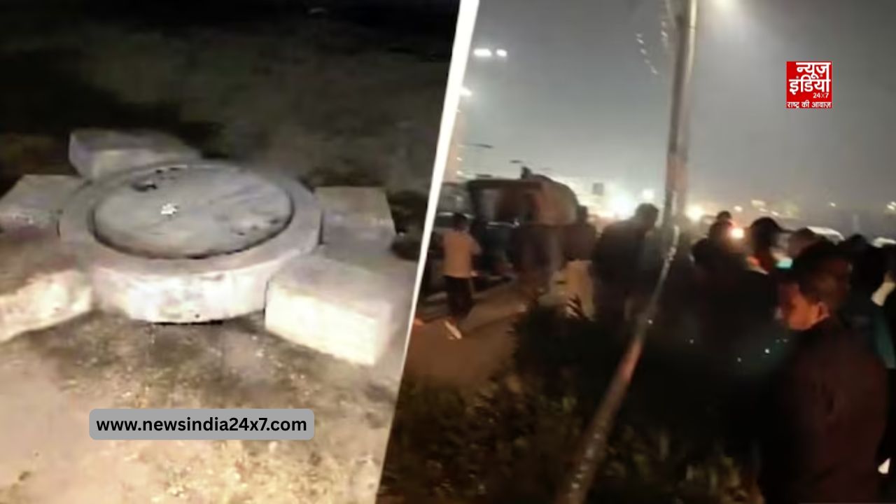 रोहिणी में खुले गट्टर में गिरकर मजदूर की मौत