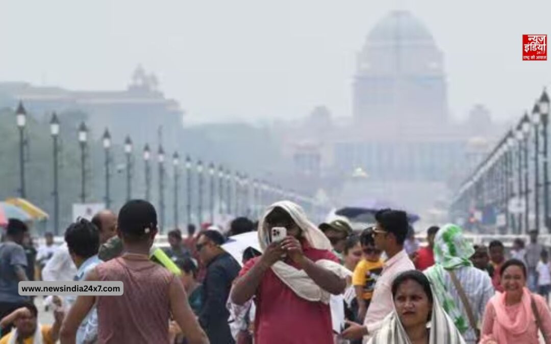 दिल्ली-NCR में उमस और तपिश ने बढ़ाई लोगों की परेशानी, IMD ने मौसम को लेकर दिया बड़ा अलर्ट