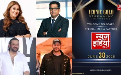टैलेंट से लेकर बड़े सितारों तक, Iconic Gold Streaming Awards 2026 में होगा सम्मान; News India 24×7 है मीडिया पार्टनर