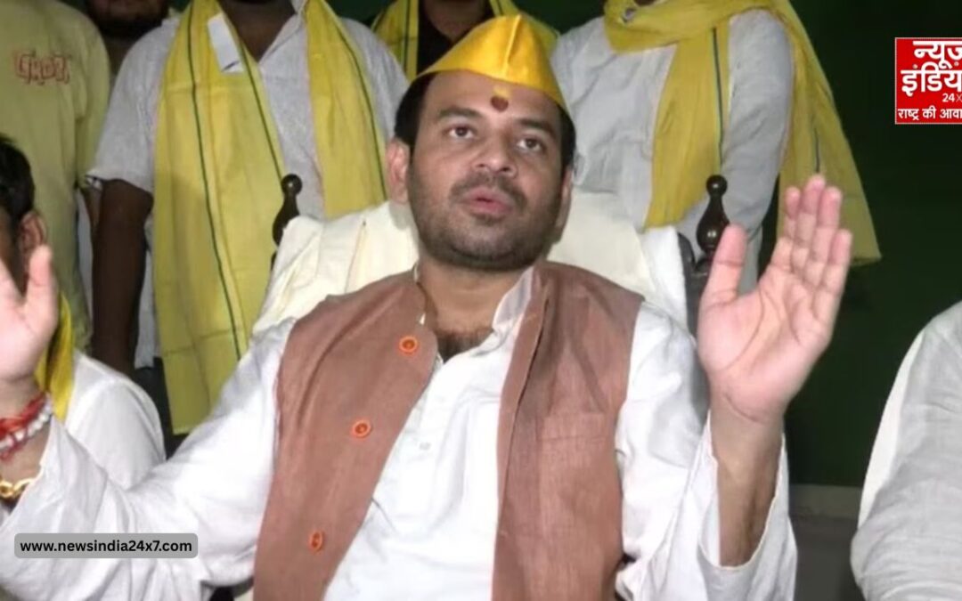 वीणा मानवी की गिरफ्तारी पर गरमाई बिहार की राजनीति, तेजप्रताप यादव ने सरकार पर साधा निशाना