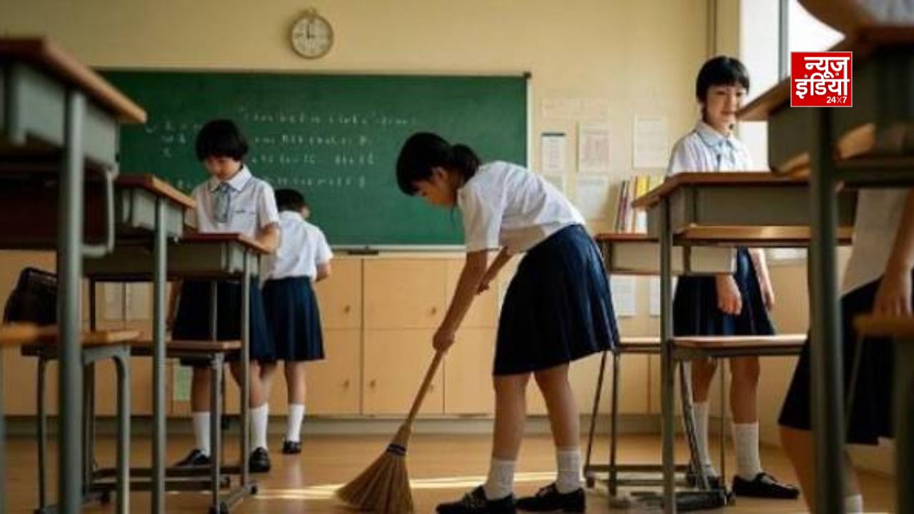 किताबों के साथ संस्कार भी! जापानी स्कूलों में बच्चे खुद करते हैं सफाई