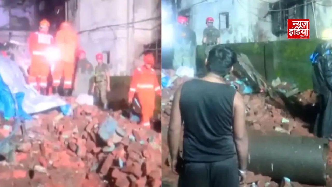 भिवंडी में दर्दनाक हादसा: 4 मंजिला इमारत ढही, 3 लोगों की मौत
