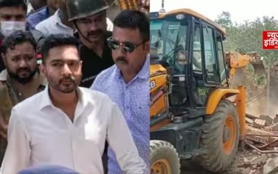अभिषेक बनर्जी को बड़ा झटका! अमतला में TMC के पार्टी कार्यालय पर चला बुलडोजर