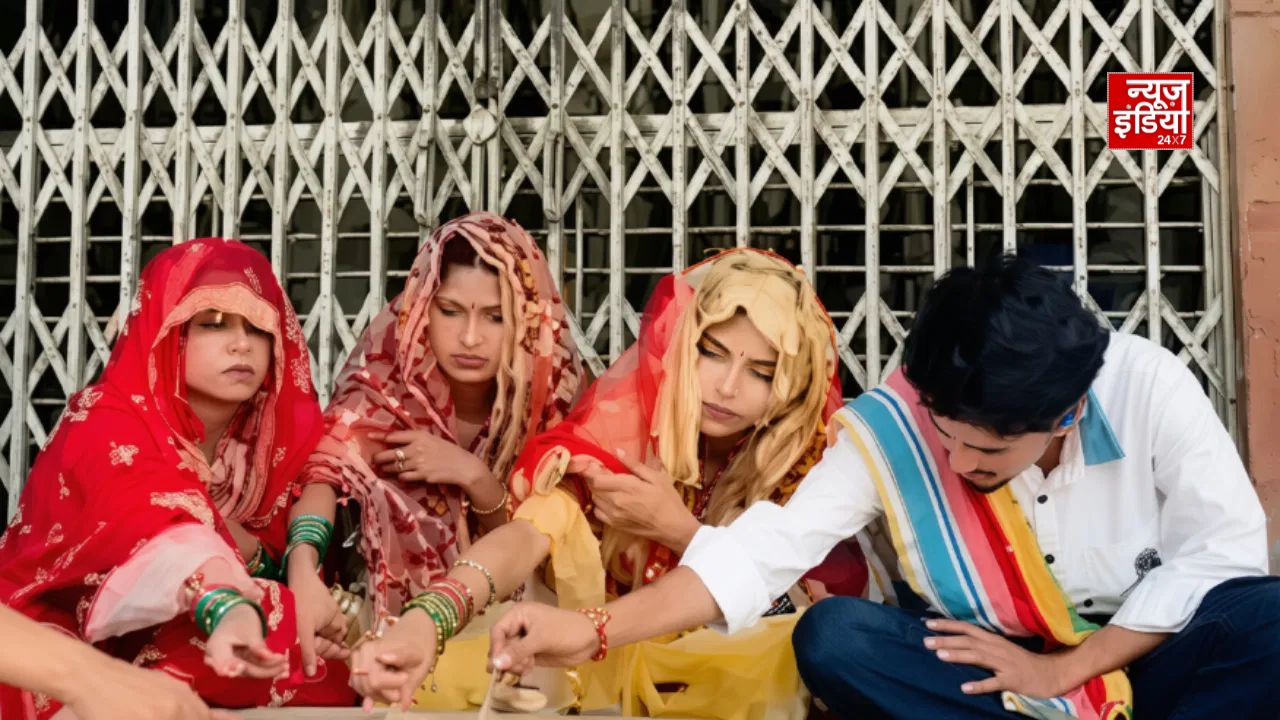 अमरोहा में तीन सगी बहनों ने एक ही युवक संग रचाई शादी! वायरल वीडियो पर मचा बवाल