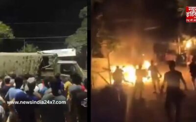 मणिपुर में असम राइफल्स कैंप पर हिंसक हमला, पथराव और आगजनी से मचा हड़कंप