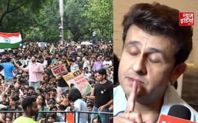 सवाल सुनते ही नाराज हुए सोनू निगम, NEET प्रदर्शन पर जवाब देने से किया इनकार