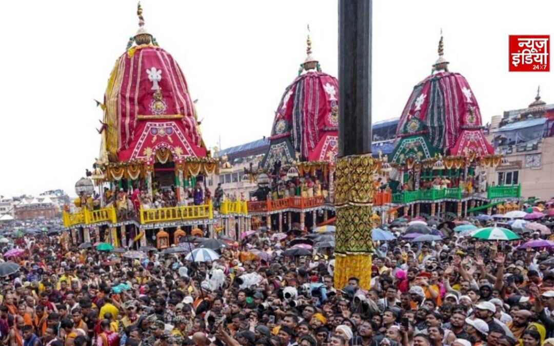 पुरी रथयात्रा में मची अफरा-तफरी, भगदड़ जैसे हालात में 100 श्रद्धालु घायल