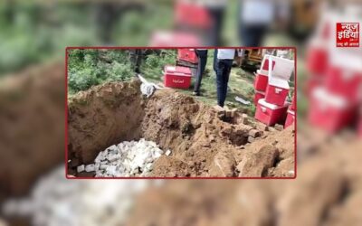 राजस्थान: 545 kgसंदिग्ध सिंथेटिक पनीर जब्त, JCB से गड्ढा खोदकर मौके पर ही किया नष्ट