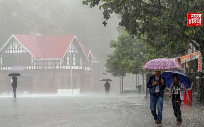 हिमाचल में भारी बारिश का रेड अलर्ट, 6 जिलों में स्कूल-कॉलेज बंद; 36 सड़कें बंद