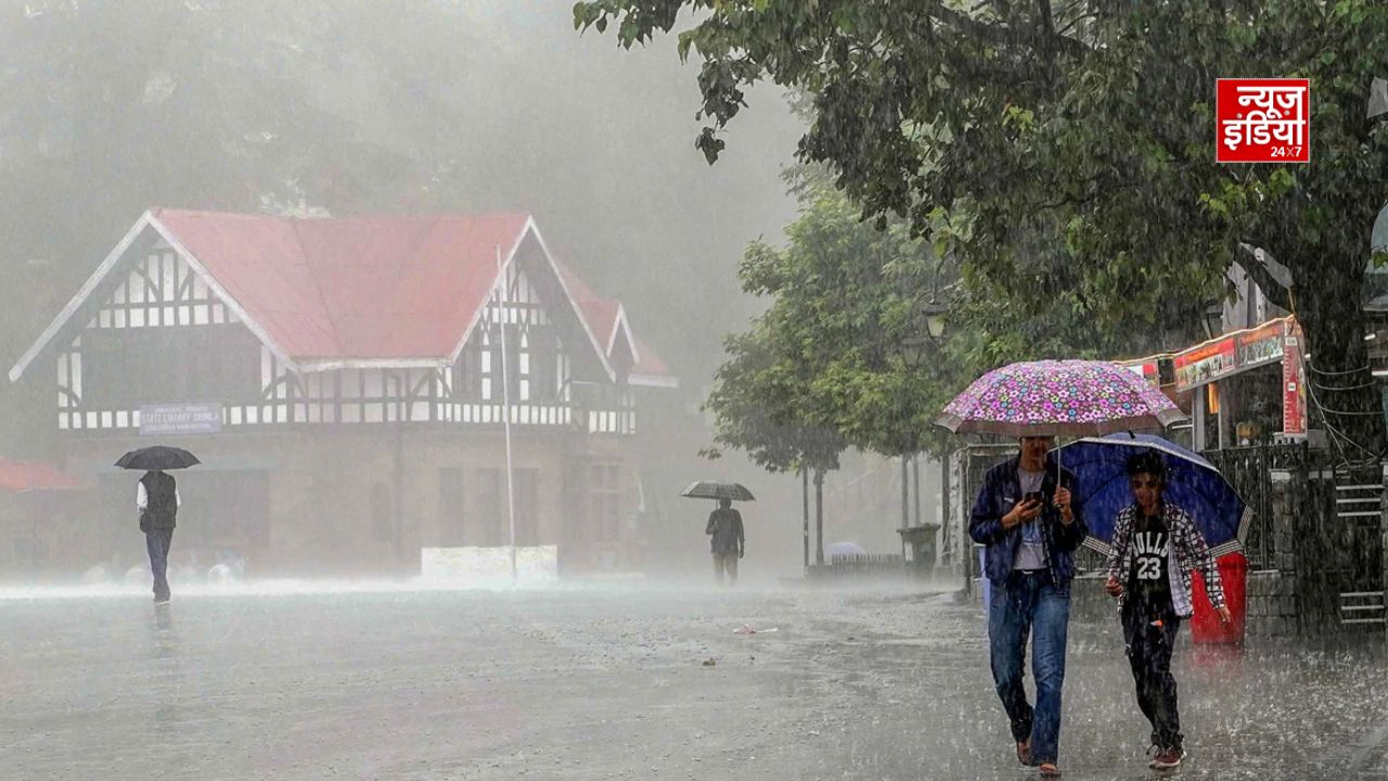 हिमाचल में भारी बारिश का रेड अलर्ट, 6 जिलों में स्कूल-कॉलेज बंद; 36 सड़कें बंद