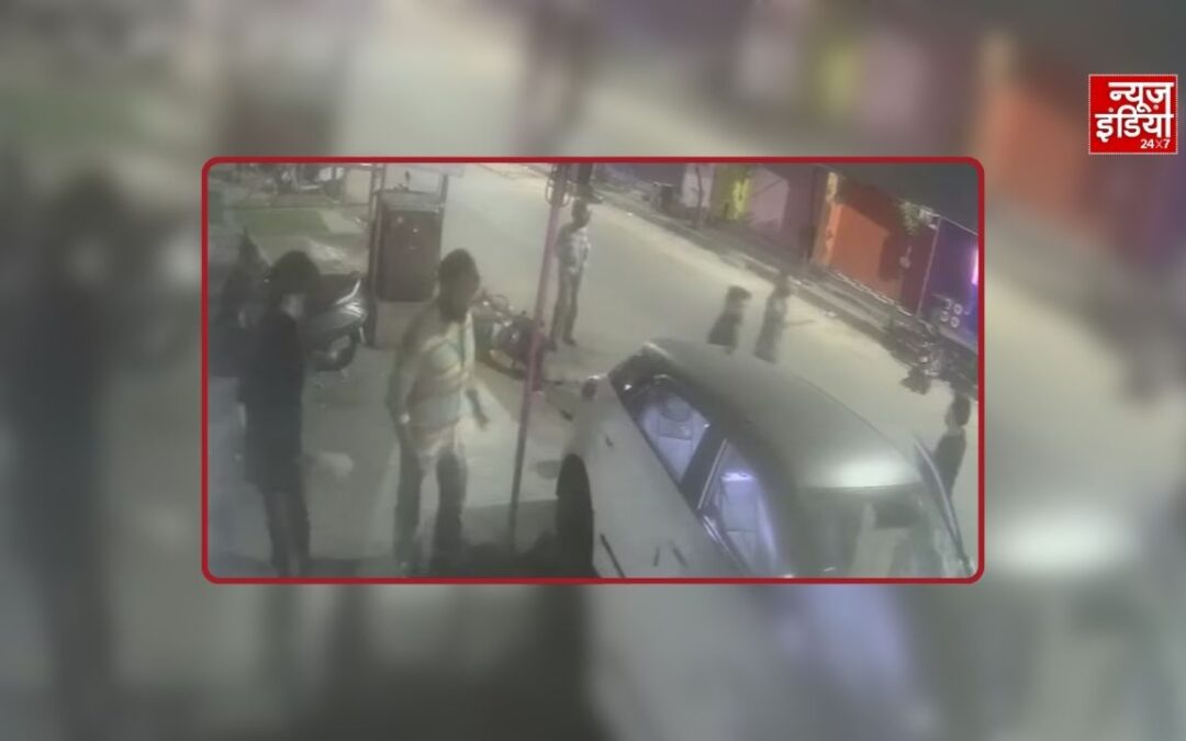 जयपुर में शराबी बदमाशों का तांडव: जूस सेंटर मालिक पर हमला, कार से लोगों को कुचलने की कोशिश; CCTV में वारदात कैद