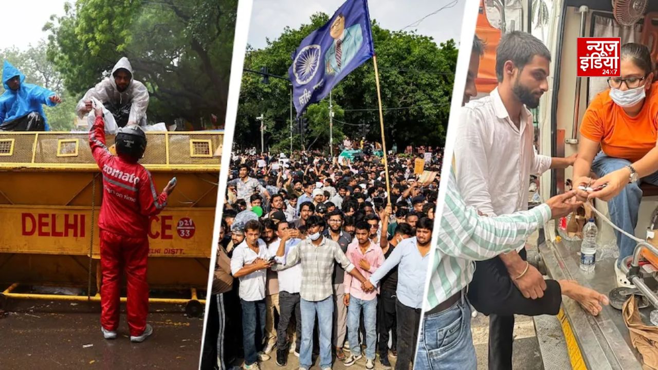 जंतर-मंतर प्रदर्शन के बीच फूड डिलीवरी और ई-कॉमर्स सेवाओं पर लगी रोक, जानें क्या है वजह