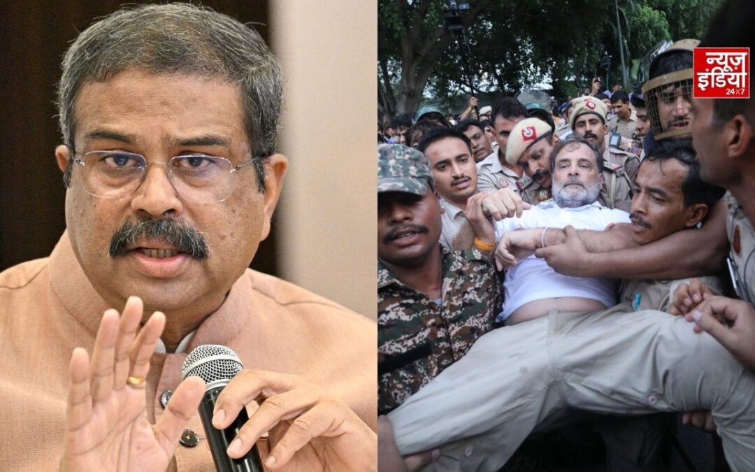 धर्मेंद्र प्रधान का राहुल गांधी पर हमला, बोले- छात्रों के समाधान नहीं, राजनीतिक सुर्खियां चाहते हैं