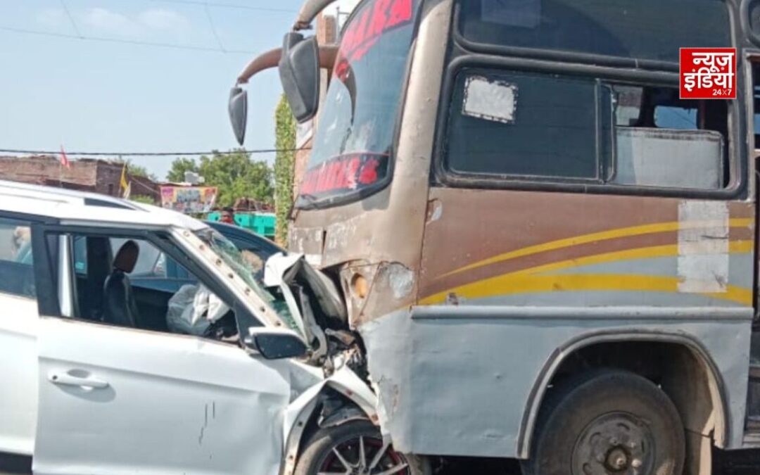 ग्वालियर-भिंड हाईवे पर भीषण हादसा, पिकअप-डंपर की टक्कर में 8 मजदूरों की मौत