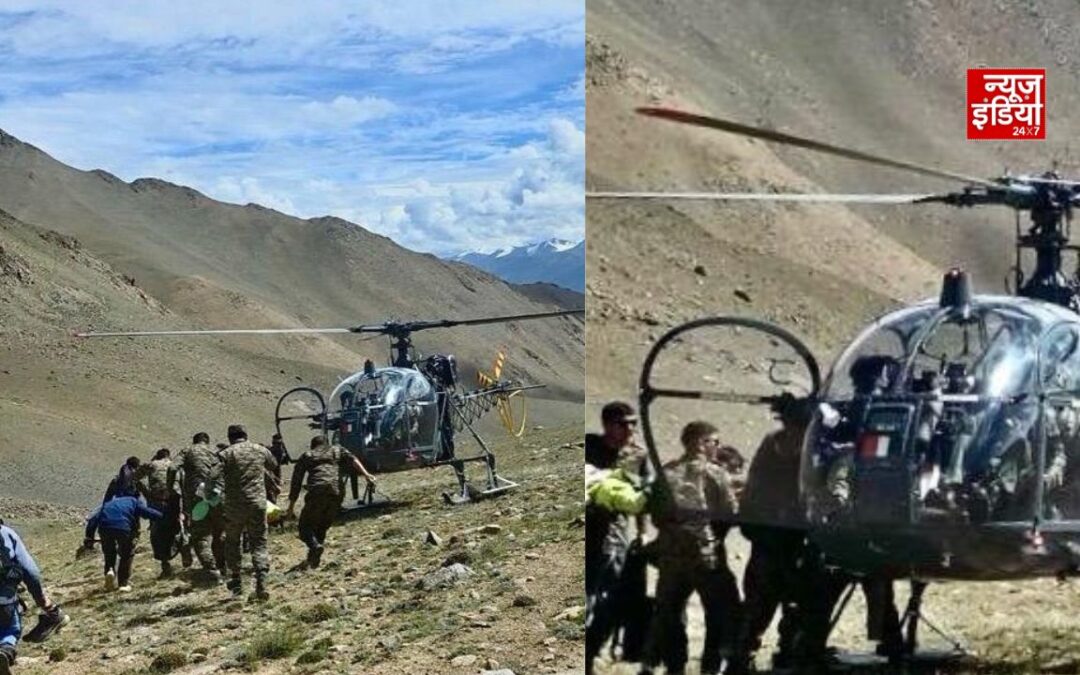 15 हजार फीट पर मुश्किल में फंसा अमेरिकी नागरिक, IAF के चीता हेलीकॉप्टर ने बचाई जान