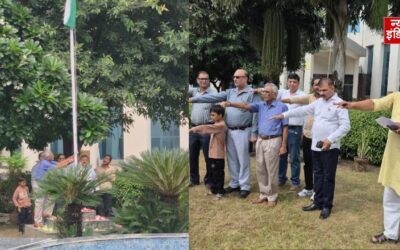 स्वतंत्रता दिवस पर मोनाड विश्वविद्यालय में देशभक्ति का माहौल, विद्यार्थियों ने लिया नशामुक्त भारत का संकल्प