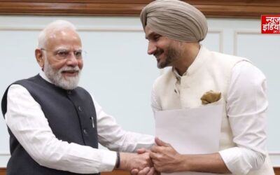 प्रधानमंत्री मोदी संग हरभजन सिंह की मुलाकात, चाय पर हुई खास चर्चा बातचीत के बाद चेहरे पर दिखी मुस्कान