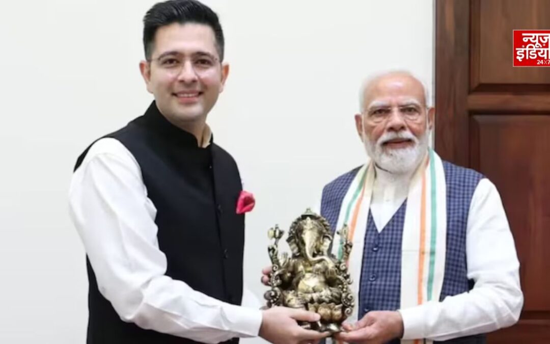 पीएम मोदी से मिले राघव चड्ढा, तस्वीर साझा कर बताया यादगार पल