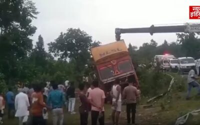 झारखंड में भीषण सड़क हादसा, ऑटो और कंटेनर की टक्कर में 7 लोगों की मौत