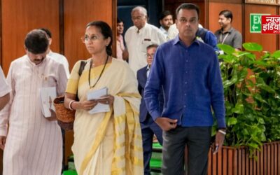 ‘आज शरद पवार का हक छीना, कल आपका भी छिन सकता है’, सुप्रिया सुले का शिंदे गुट पर हमला