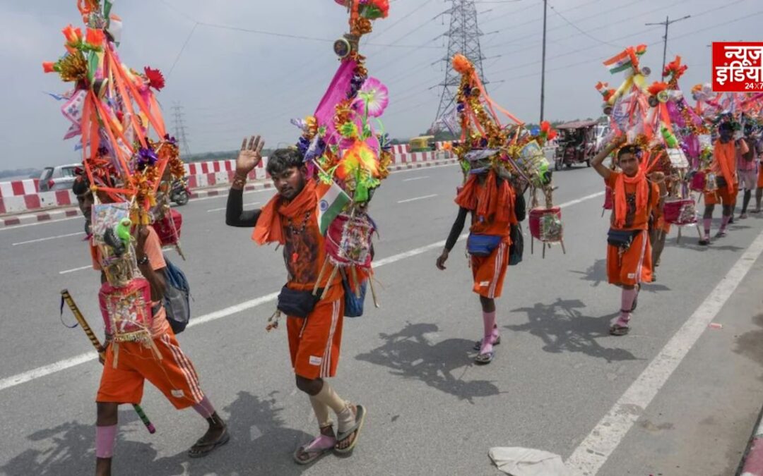 85 साल की उम्र में आस्था का अद्भुत उदाहरण, 250 किलोमीटर कांवड़ लेकर गांव पहुंचे चंदर