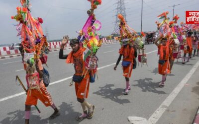 85 साल की उम्र में आस्था का अद्भुत उदाहरण, 250 किलोमीटर कांवड़ लेकर गांव पहुंचे चंदर