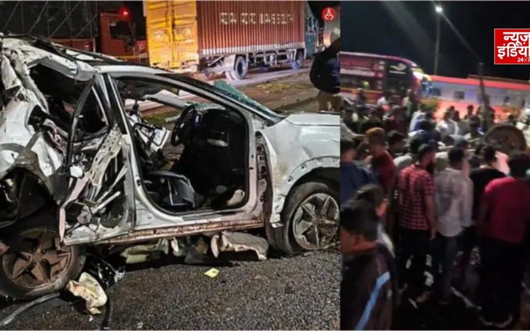 पुणे-सातारा हाईवे पर भीषण हादसा, कार-ट्रक की टक्कर में 4 की मौत