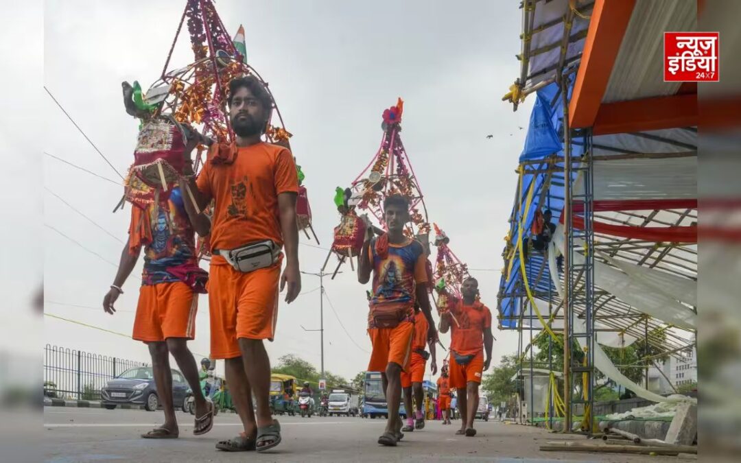 कांवड़ियों को ट्रक ने मारी टक्कर, एक की मौत, कई घायल