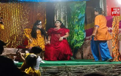 सावन के धार्मिक कार्यक्रम में भोजपुरी गानों पर डांस, मचा बवाल; आयोजकों ने मांगी माफी