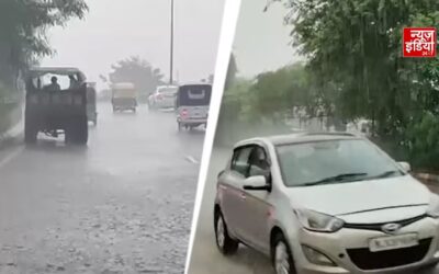 दिल्ली-NCR में भारी बारिश से 390 से ज्यादा उड़ानें प्रभावित, 26 रद्द; गुरुग्राम में WFH की सलाह