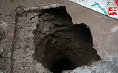 कानपुर में अचानक धंसी आंगन की जमीन, 20 फीट नीचे गिरी 18 साल की यशी; NDRF-SDRF का रेस्क्यू जारी