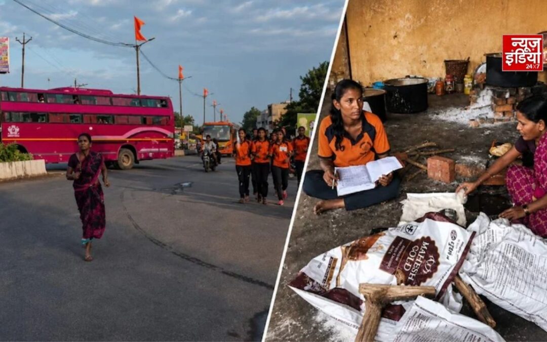 बेटियों के सपनों के लिए नंगे पैर दौड़ी 47 साल की मां, युवा धावकों को पछाड़ जीती मैराथन, मिले ₹3,000