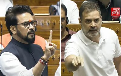अनुराग ठाकुर की शिकायत पर राहुल गांधी को नोटिस, लोकसभा में ‘अभद्र भाषा’ के इस्तेमाल का आरोप