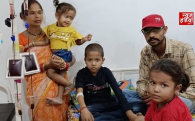 2 साल की खुशी बनी भाई की जीवनदाता, स्टेम सेल डोनेशन से सोम ने थैलेसीमिया को दी मात
