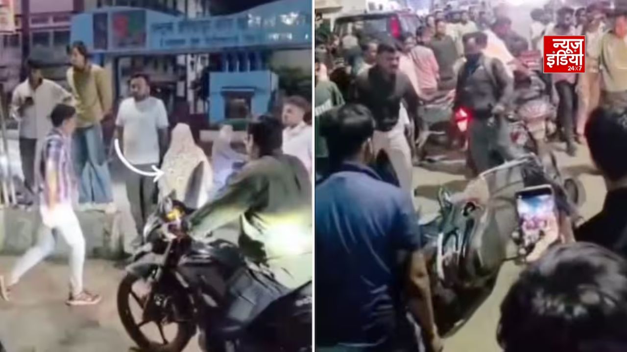 पत्नी को दूसरे युवक संग देख पति ने खोया आपा, भोपाल की सड़क पर जमकर हंगामा