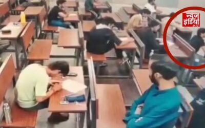 मोबाइल देख पेपर दे रहा था साहिल, तभी पहुंचे प्रोफेसर; IIT बॉम्बे का CCTV आया सामने