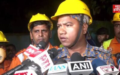 भरभराकर गिरी जर्जर पानी की टंकी, रांची में 2 मजदूरों की मौत व कई घायल