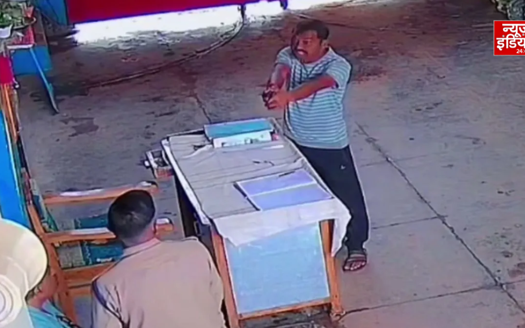 रायसेन जेल गोलीकांड का CCTV वीडियो वायरल, कैदी ने प्रहरी को मारी गोली और किया हमला