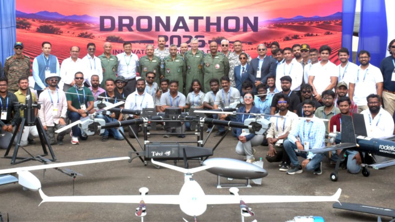 पाक सीमा के करीब भारत का ड्रोन शक्ति प्रदर्शन, पोखरण में ‘ड्रोनाथन 2026’ शुरू