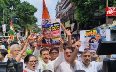 ज्ञानेश कुमार के खिलाफ कांग्रेस का शक्ति प्रदर्शन, जम्मू से पटना तक कार्यकर्ताओं ने जताया विरोध