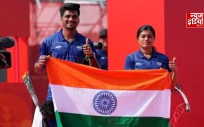 एशियन गेम्स 2026 के तीरंदाजी स्पर्धा में साहिल-चिकिता का कमाल, हार के मुंह से छिनकर लाए गोल्ड
