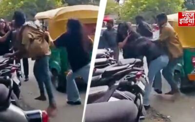 राइड कैंसिल करने पर भड़का विवाद, ऑटो ड्राइवर और महिलाओं में सड़क पर मारपीट