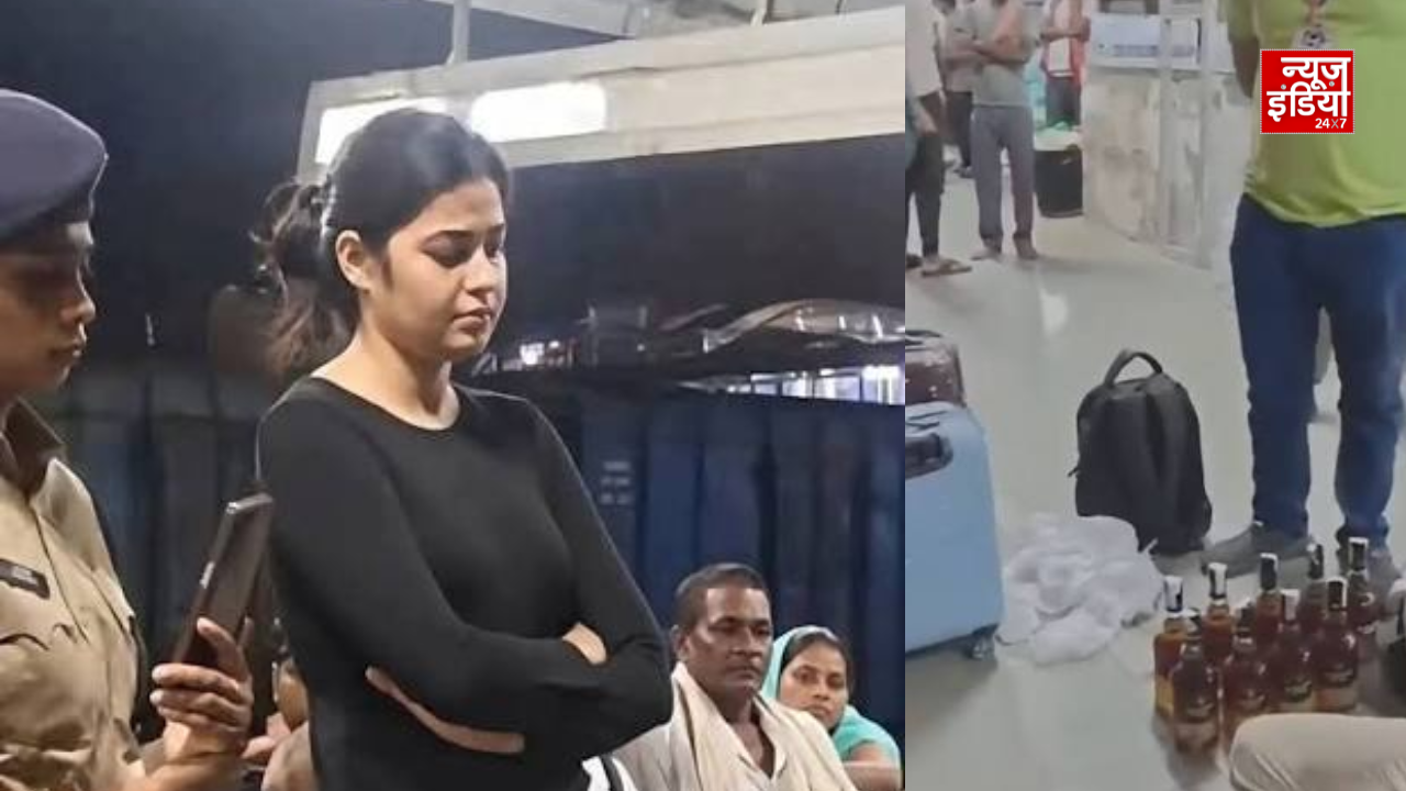 शराब तस्करी मामले में गिरफ्तार नेहा झा